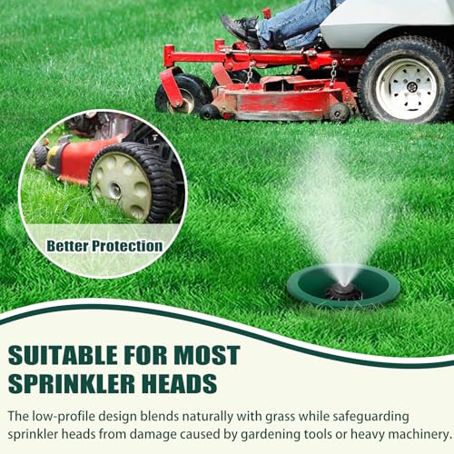 10 Pack Lawn Sprinkler Head Protector, Guards Against Mowers & Cars