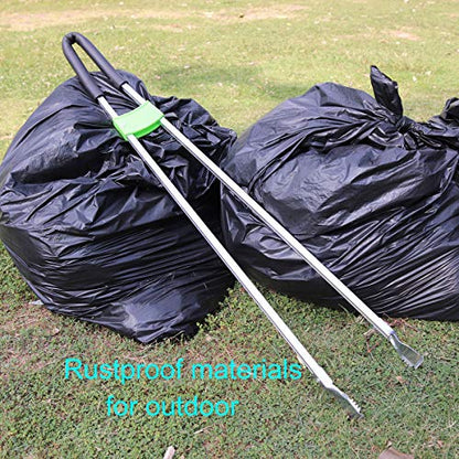 Reacher Grabber Tool,Litter Pick Up Stick Lightweight Aluminium Rustproof,Trash Tong,Reaching Assist Tool for Elderly,Garden Nabber Plogging