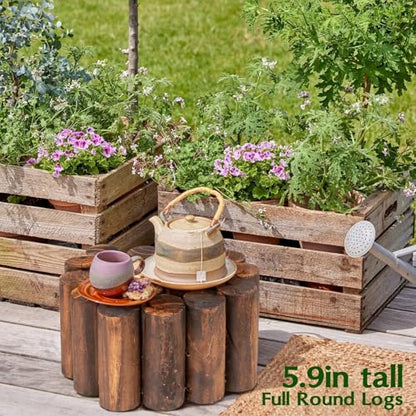 Wood Garden Edging, Flat Panel, 5.9 in H x 4.0 ft L (1 Pack)
