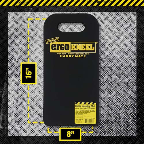 ErgoKneel Kneeling Mat Heavy-Duty Foam Pad for Work, 8" x 16" x 1" Thick - size: Small Handy Mat (8" x 16")