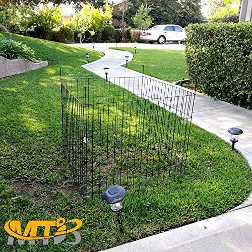 Garden Wire Compost Bin 36x36x30 inches, Black, Garden Bed Fencing