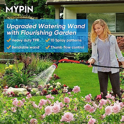 2 in 1 Bendable Watering Wand Heavy Duty for Garden/Car Cleaning