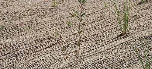 Jute Erosion Control, Soil Saver Mesh Blanket - 48" Wide x 20 Yards (60 feet Long) - 240 Sq. Ft. Coverage - size: 20 Yards