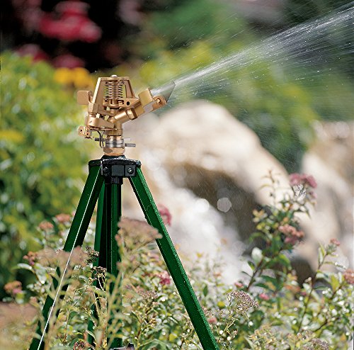 Orbit Tripod Zinc Impact Sprinkler, Adjustable Height - 56667 - style: Zinc Impact Sprinkler