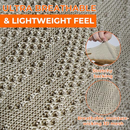 HANDLANDY Gardening Gloves for Women, Leather Garden Glove, Gardener Gift - color: Coffee Khaki, size: Medium (Pack of 1)