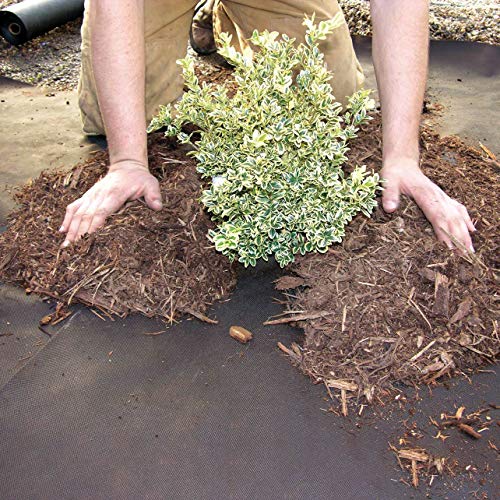 Dewitt 30 Year Professional Weed Control Fabric 3 oz, Brown, 3 x 100 Feet – Heavy-Duty Landscape Barrier and Ground Cover for Gardens, Raised Beds, Walkways, and Outdoor Landscaping