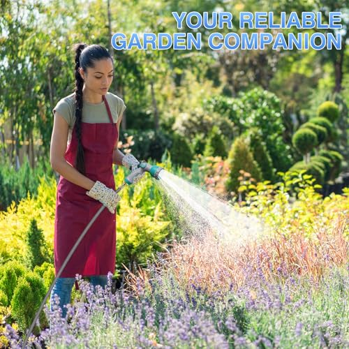 Garden Hose Nozzle, Thumb Control Water Hose Nozzle, Hose Sprayer Nozzle with 10 Adjustable Patterns, Spray Nozzles for Garden Hose, Hose Sprayer for Plants, Lawn, Garden, Car, Pet
