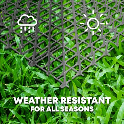Petfolio 13ft Scat Mat for Cats - Cat Deterrent Mat, 78 inch x 11 inch PP Plastic Spikes is Effective for Cat Repellent Outdoor & Indoor. Pet Deterrent to Keep Cats Out of Yard Permanently - size: 156 x 12 in
