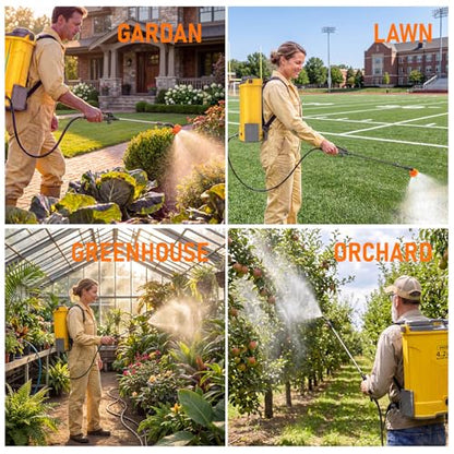 4.2 Gal Backpack Sprayer Compatible with DeWalt 20V Battery (Tool Only)