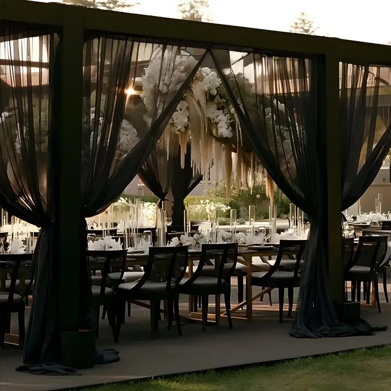 Mosquito for Patio, DIY Garden Mesh Netting, Bird Cover Net, Barrier Plant Vegetables Protection Net, Heavy Duty Netting for Balconies Patio Raised Bed Screen (Black, 6x0.75m) - color: Black