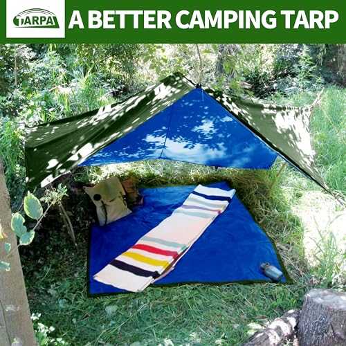 TARPAL 15x15ft Large Tarp Waterproof 16mil Heavy Duty Tarp,Green/Blue tarp - color: Green/Blue, size: 15x15 Feet-Finished size