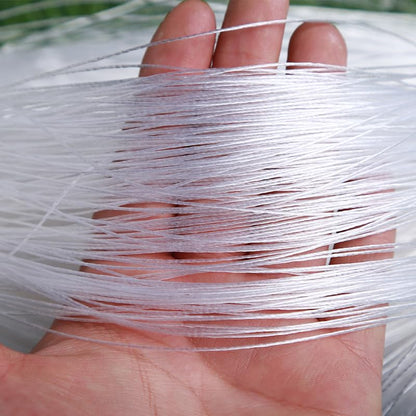 6 x 160FT Trellis Netting, Heavy-Duty Polyester Plant Trellis Netting, Square Mesh Net for Climbing Plant, Fruits, Vegetables, Vines, Grow Tents (3Pack, White)