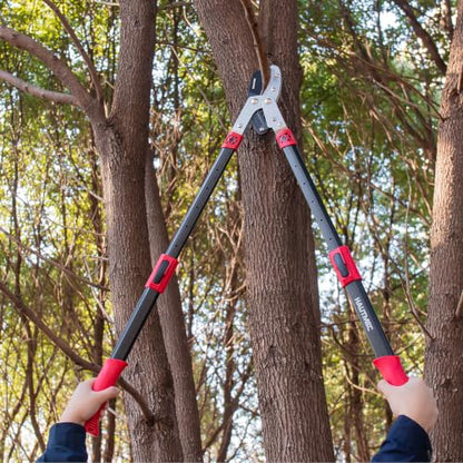 HAUTMEC Pro Loppers Hedge Shears & Pruners Combo Set 3-Piece Garden Pruning Shears Hedge Clippers,Heavy Duty Tree & Shrub Kit for Yard, Lawn & Garden, Professional Branch Cutter Tree Trimmer,HT0462 - color: 3pcs Lopper Set