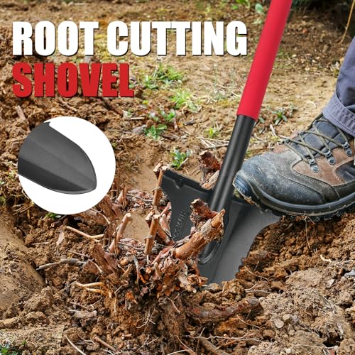 All Metal Serrated Sharp Blade Root Saw Spades Garden Digging Shovel