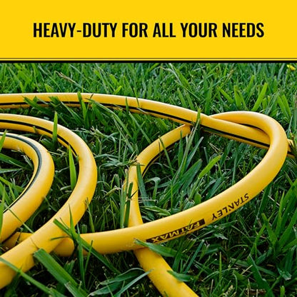 Stanley FATMAX Professional Grade Garden Hose, 50 Feet x 5/8 Inch, Yellow, 500 PSI - size: 50 Ft