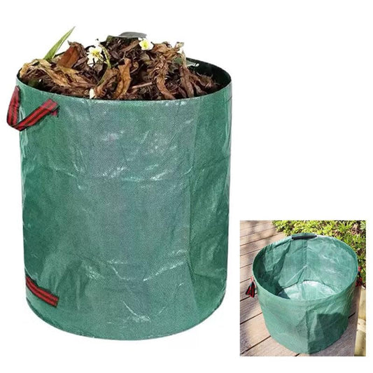Reusable Heavy Duty Yard Waste Bags, 72 Gallon Stand-Up Lawn & Leaf Bags with Handles, Tear Resistant Collapsible Garden Trash Containers for Debris, Grass Clippings and Seasonal Cleanup