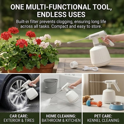 Electric Spray Bottle，2 Spray Modes Removable Wand