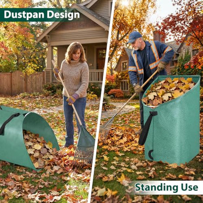 UQM 60 Gallon Large Leaf Collector, Easy Storage & Transport