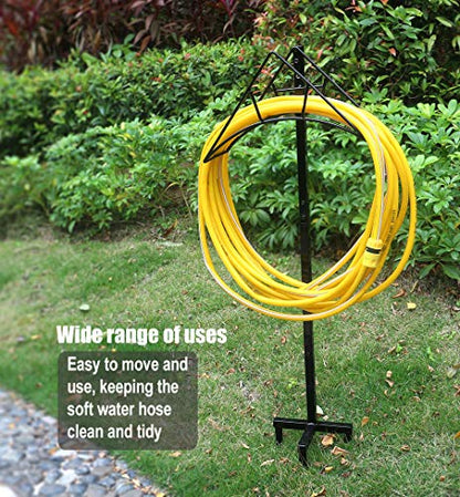 Artigarden Garden Hose Holder, Free Standing Metal Water Hose Stand Hanger - style: Rocket Style