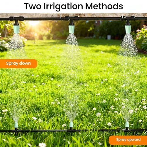 Drip Irrigation System，1/4" Blank Distribution Tubing Watering Hose, DIY Micro Sprinkler Automatic Plant Waterer for Garden, Greenhouse, Raised Bed, Patio & Outdoor Plants （65FT - size: 65FT