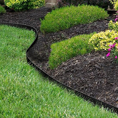 WORTH Garden 33 ft. Metal Landscape Edging, Lawn Edging for Landscaping - color: Powder-Coated Black