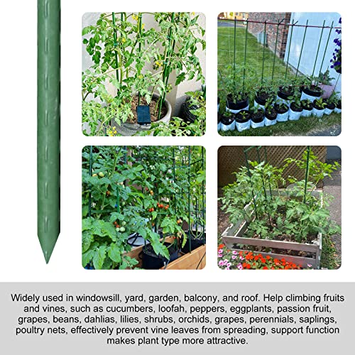 Garden Stakes, 30 Inch 2.5Ft Steel Plant Tomato Stakes, 25 Pack - size: 30 inch