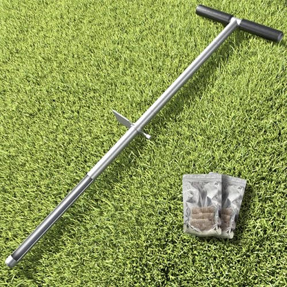 36" Soil Sample Probe Stainless Steel T-Style Handle Sampling Soil Probe
