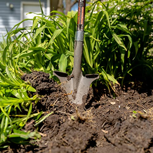 Root Slayer 23311 Perennial Garden Shovel, Fiberglass Shaft, Red - color: Red, size: Medium