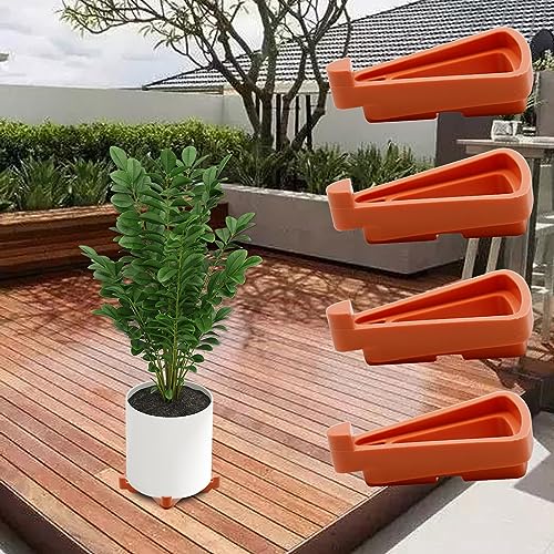 24Pcs Pot Feet for Outdoor Planters Plant Pot Feet Flower Pot Foot Pads Flower Pot Risers for Outdoor Indoor Garden Plants Breathable Moisture-Proof