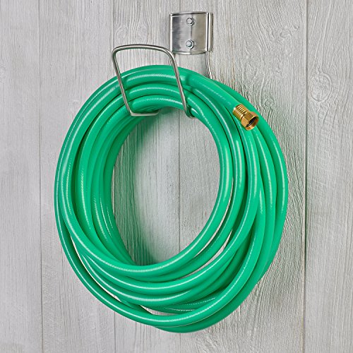 Liberty Garden Products 681 Hanger Hose Butler, 125 Feet, Silver (Pack of 2) - size: 125 Feet (Pack of 2)