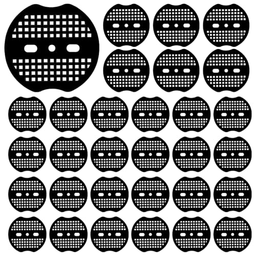 100 Pcs Garden Staples Plastic Buffer Washer, Landscape Stakes Pad Gasket, Weed Barrier Fabric Yard Pins Gasket, Garden Stakes Gasket for Gardens, Greenhouses, Lawns - color: balck