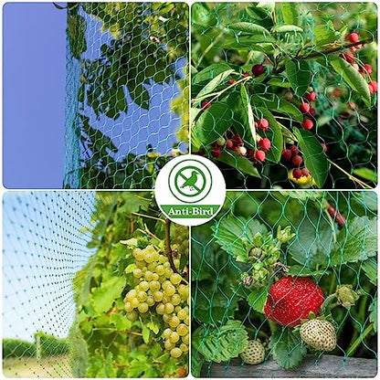 Sukh Bird Netting for Garden 13x33ft - Mesh Net for Garden Protection