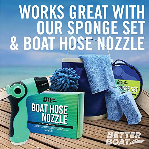 25FT Coiled Boat Hose, Expandable Coil Water Hose, Marine Grade 3/4 Inch - style: 25 FT