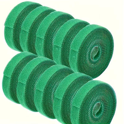 Gardening Plant Ties Self Adhesive Reusable Adjustable 39.4 Inch 3/5/10 Pack for Stems Trellis Vines Indoor Outdoor, 10pcs - size: 10pcs