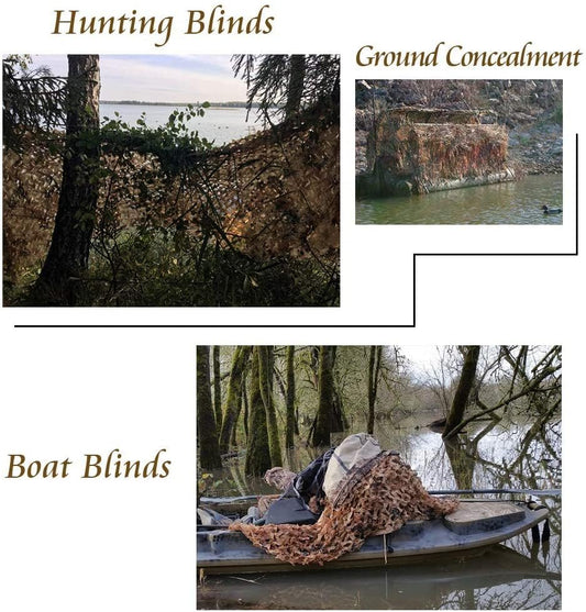 Sposuit Camo Netting - Camouflage Net 10x20 20x20 10x10 5x10 5x20, Military Camo Netting for Hunting Bulk Roll, Camo Tarp Sunshade Net for Party Decorations, Sunshade, Camping Ghillie Netting - color: Desert, size: 16ft x 16ft(5M x 5M)