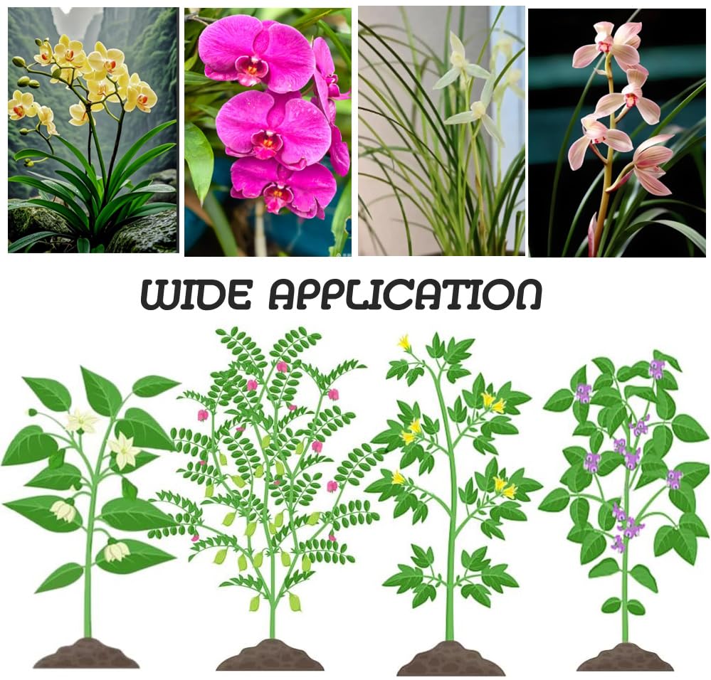 Plant Clips for Support Orchid Support Clips Flower Vine Garden Clip for Climbing Plants Orchid Clip for Supporting Stems Vine Stalks Grow Upright 30pcs