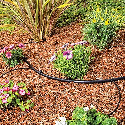 USA MADE - Irrigation Drip Line Emitter Tubing 100', 12" Emitter Spacing, 1/4" .52 GPH, color black (.170 ID x 240 OD)