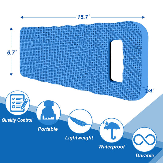 Altdorff Thick Kneeling Pad 2 Pack, Waterproof, Comfortable Garden Kneeling Pads Stain Resistant, Multi-Functional Kneeler Pad for Gardening, Baby Bath, Yoga, Praying and Exercise (Blue) - color: Blue