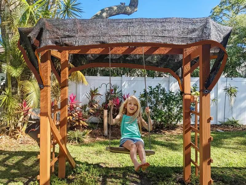 Shade Cloth - for Plants Greenhouse, 70% Sunblock Shade Sails -for Outdoor Garden Pergola Patio Lawn, Sun Protection Neting Cover for Kennel Chicken Coop Easier to Hang Plant Cover - size: 8'x12'