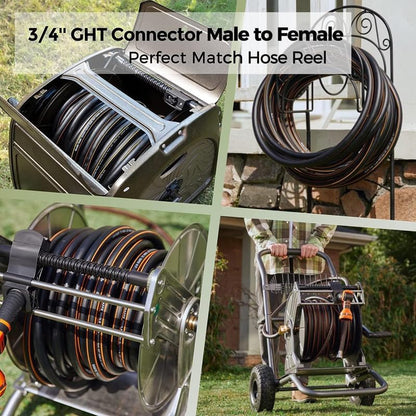 Giraffe Tools Garden Hose 5/8", 10ft Short Garden Hose - size: 10FT Male Female