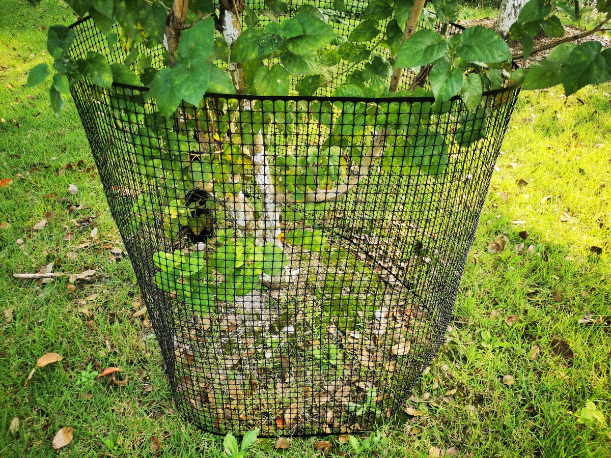 PotatoLife Black Plastic Garden Fence, Hardware Mesh, 40'' x 25' - color: Black, size: 40'' x 25'